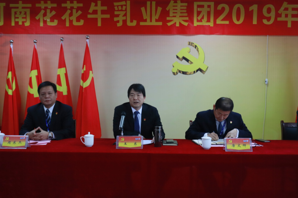 河南官方网站入口乳业集团党委召开2019年党员大会