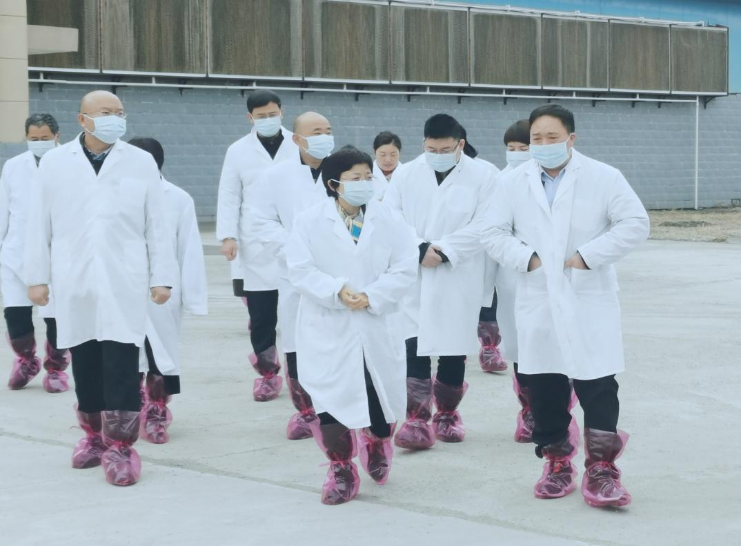 河南省郑州市人民政府副市长李凤芝一行莅临官方网站入口河南瑞亚参观调研