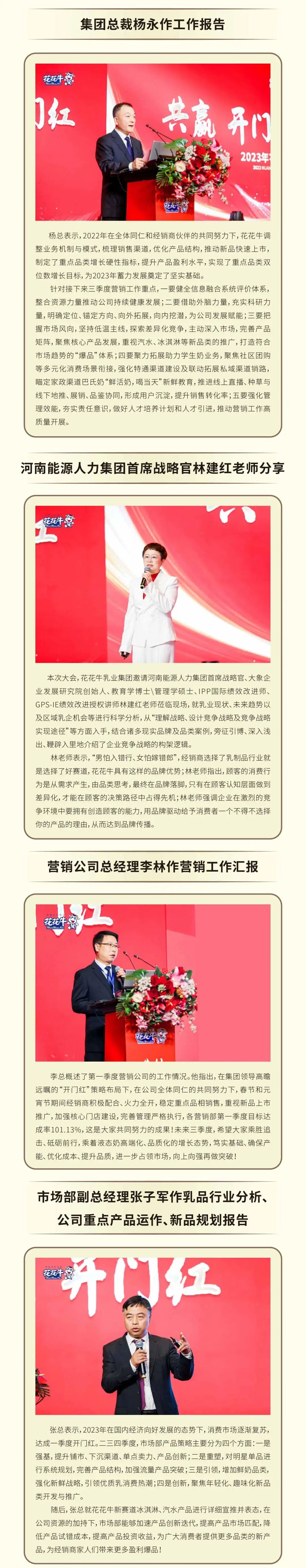 共赢 开门红·创新 赢未来｜官方网站入口乳业集团召开2023年度营销大会