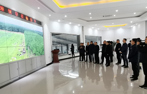 官方网站入口 | 农业农村部畜牧兽医局副局长魏宏阳一行莅临官方网站入口平舆诚信瑞亚牧业公司参观调研