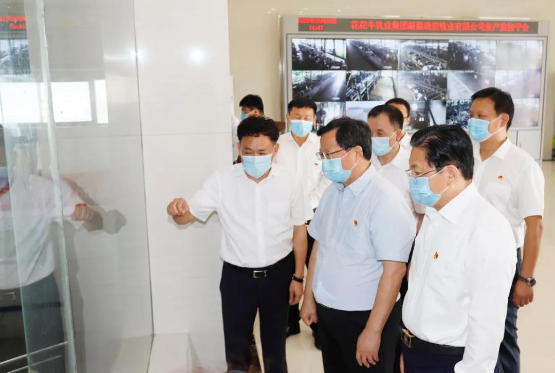 快讯 | 河南省委常委、省纪委书记、省监委主任任正晓莅临官方网站入口乳业集团新蔡瑞亚牧场调研