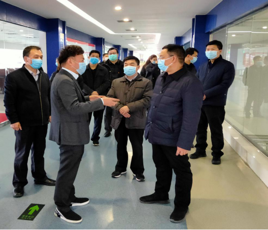省委统战部副部长张红林一行莅临官方网站入口乳业集团 调研复工复产暨二七区民营经济发展工作座谈会