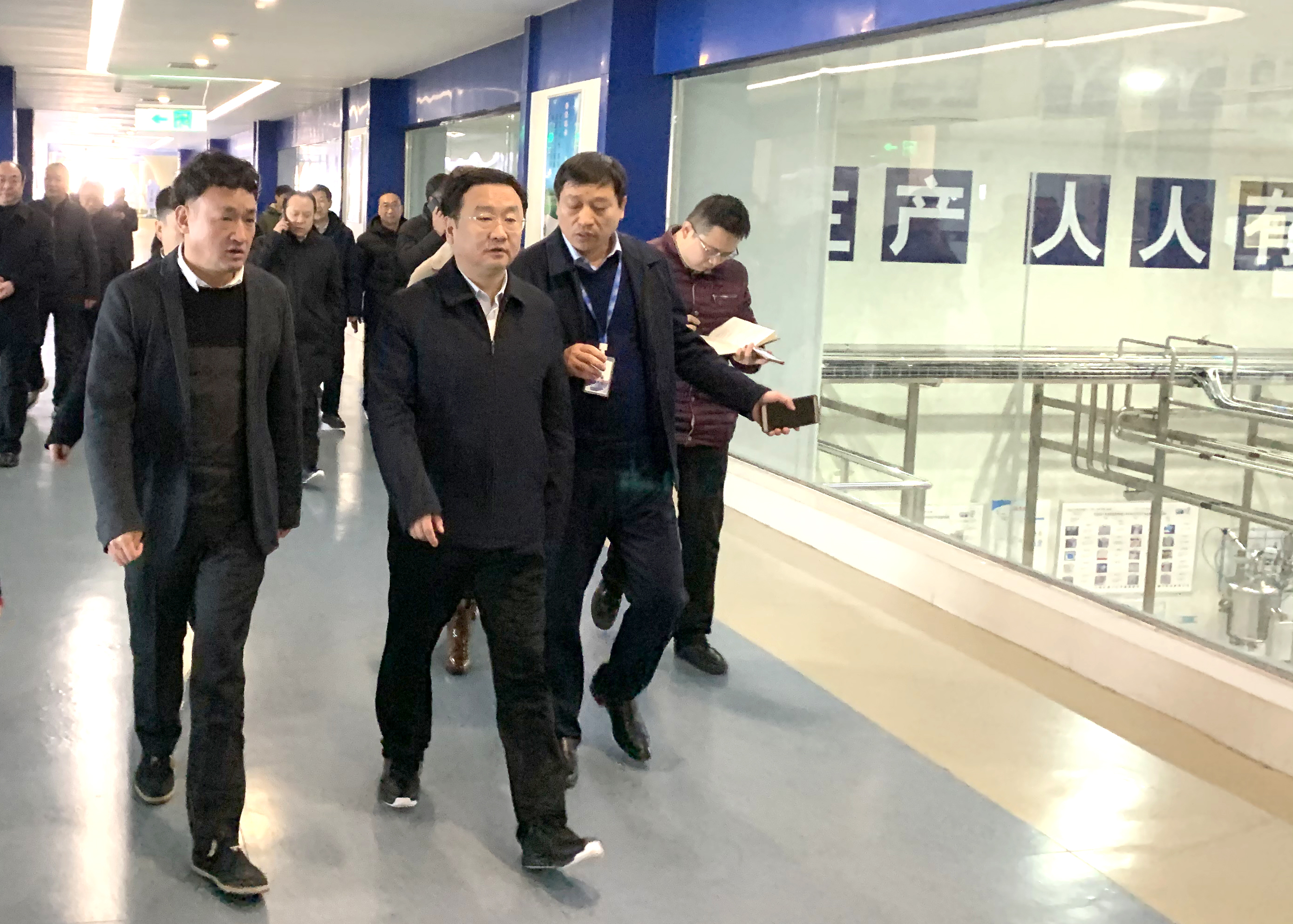 郑州市委副书记、市长王新伟莅临官方网站入口乳业集团调研