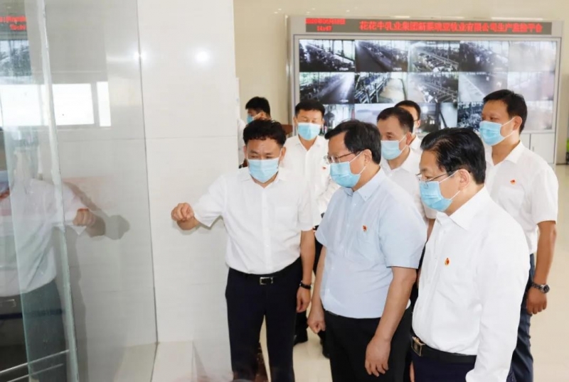 快讯 | 河南省委常委、省纪委书记、省监委主任任正晓莅临官方网站入口乳业集团新蔡瑞亚牧场调研