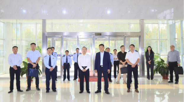 郑州市税务局党委书记曹学胜一行莅临河南官方网站入口乳业集团参观调研